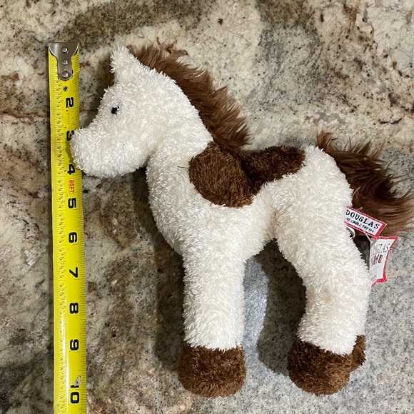 Douglas The Cuddle Toy Stuffed 9" Plush Brown And White Horse Pony Spot New - Picture 6 of 6